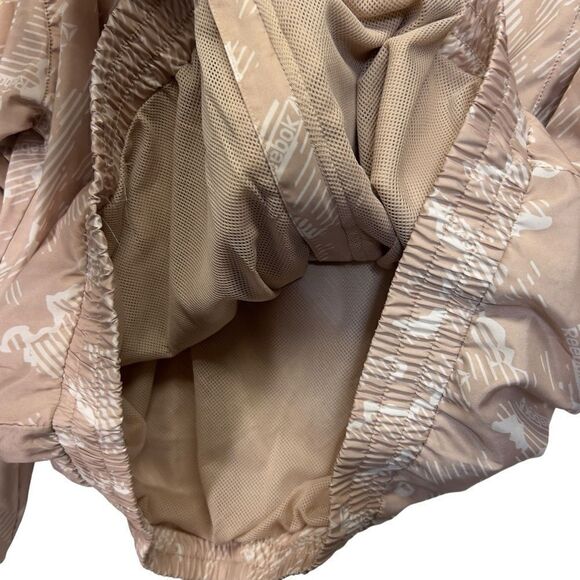 Reebok XL Printed Mesh Focus Track Jacket With Pockets Mushroom Large - Picture 15 of 16